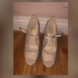 Nude Chunky Women’s Heels